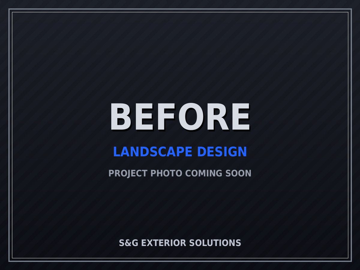 Overgrown, neglected landscape beds before redesign